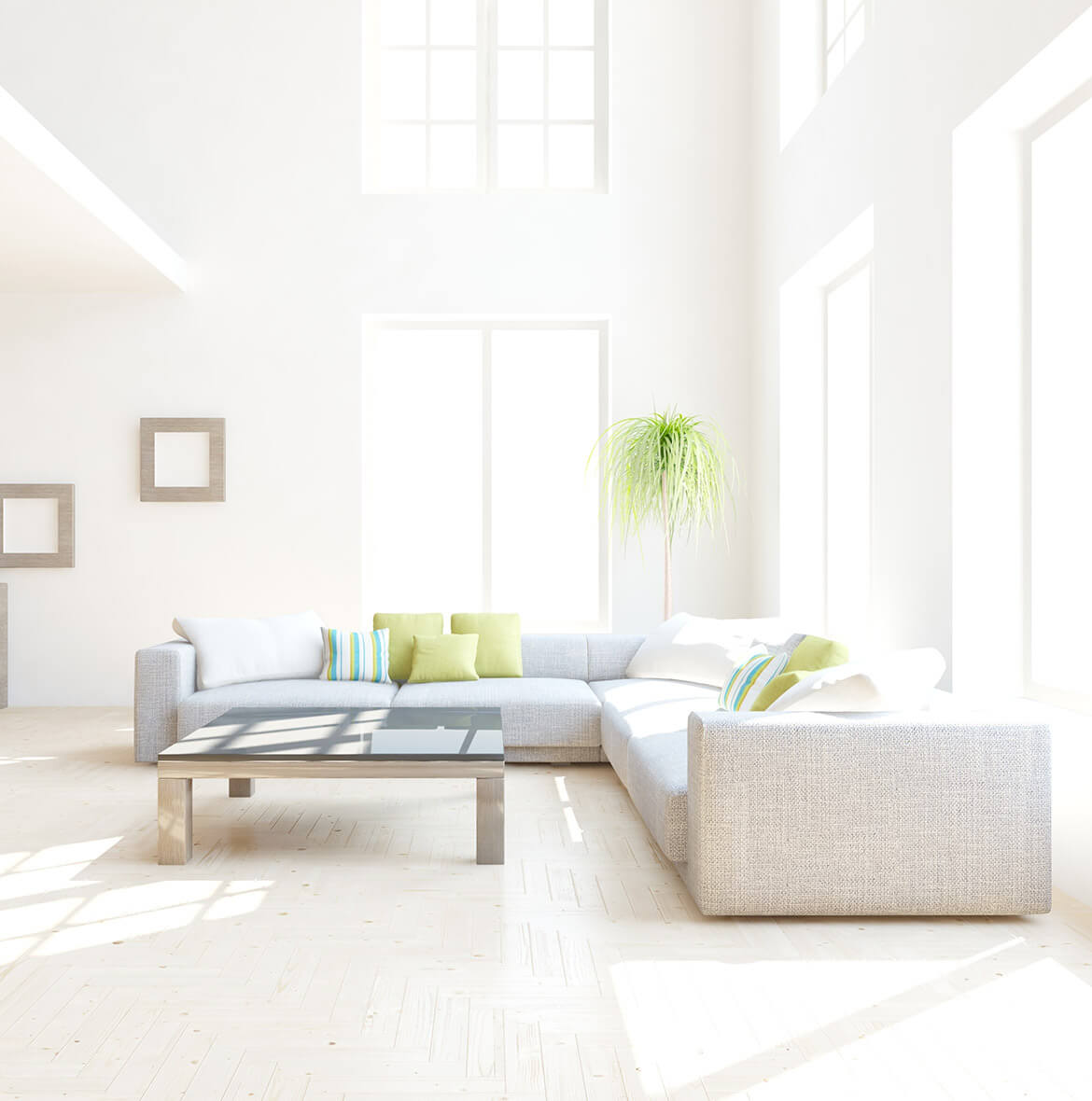 L shaped sofa